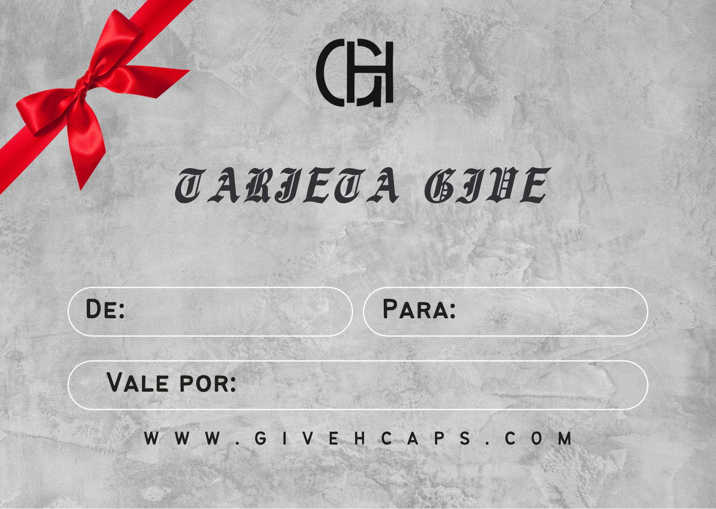 TARJETA GIVE